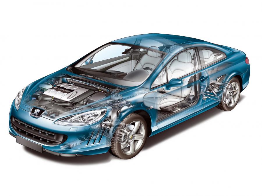  Peugeot 407 Coupe 2.7 V6 HDi 2005 года  (фото 15 из 15)